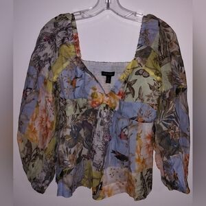 NWT Banana Republic Women's Raime Twist Front Blouse S